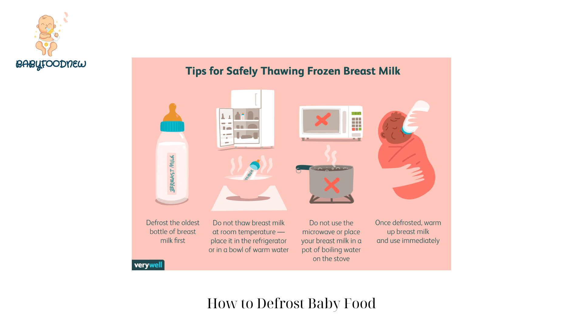 How to Defrost Baby Food