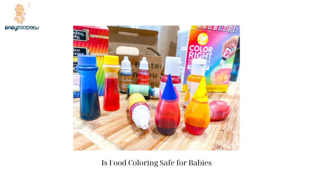 Is Food Coloring Safe for Babies