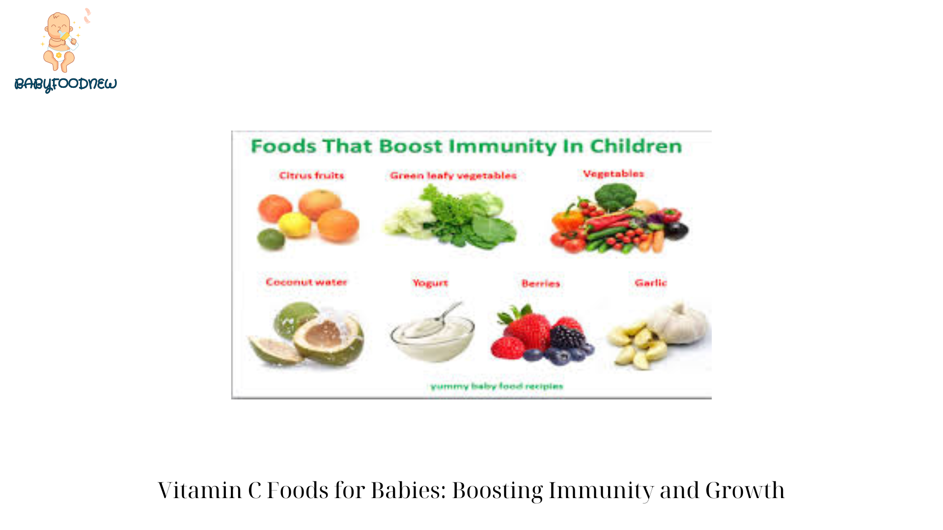 Vitamin C Foods for Babies Boosting Immunity and Growth