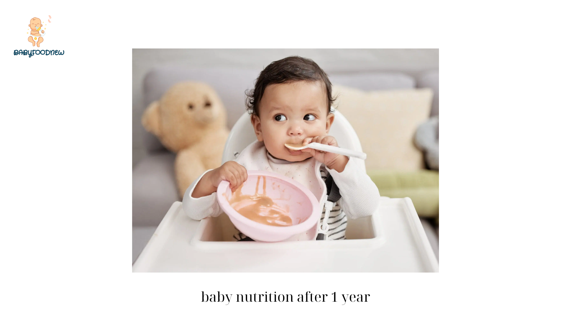 baby nutrition after 1 year