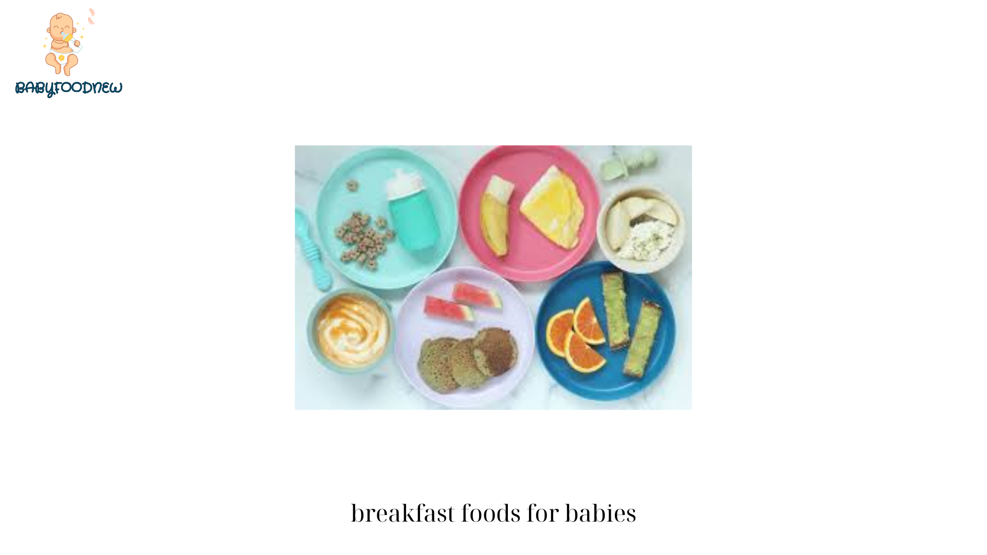 breakfast foods for babies