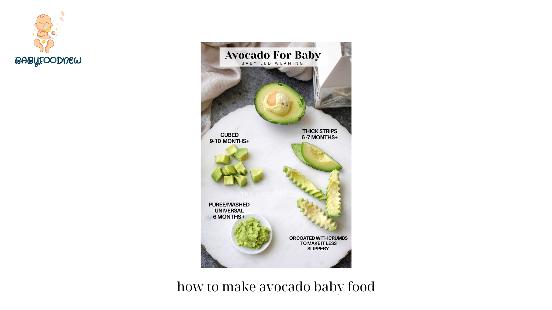 how to make avocado baby food (1)