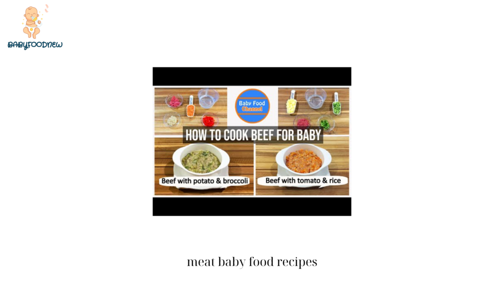 meat baby food recipes