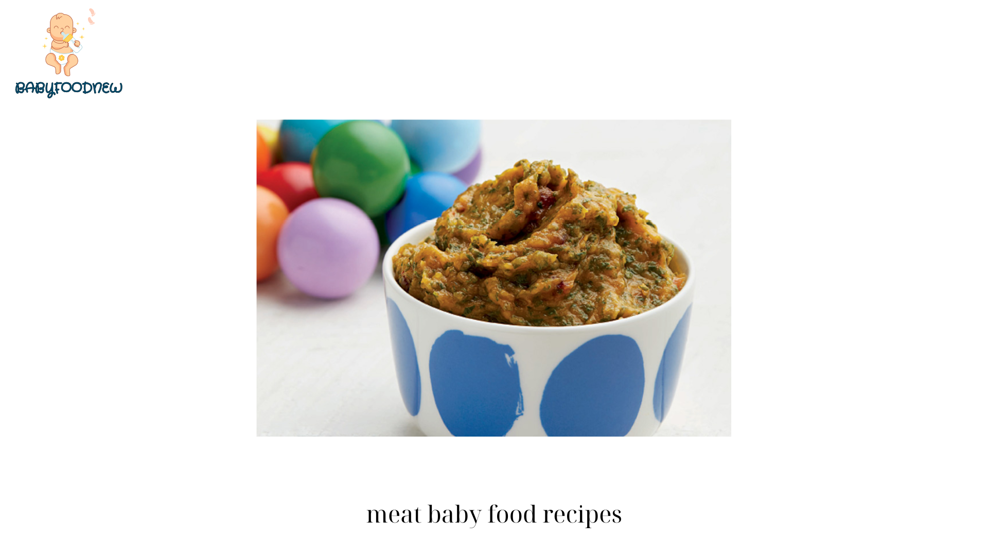 meat baby food recipes