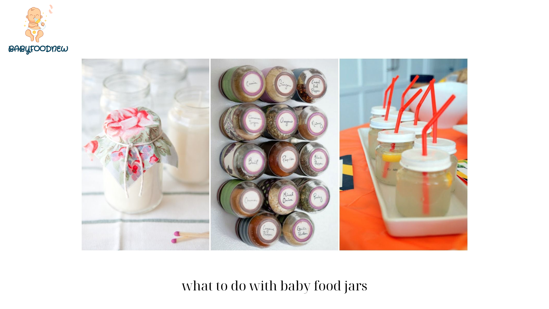 what to do with baby food jars