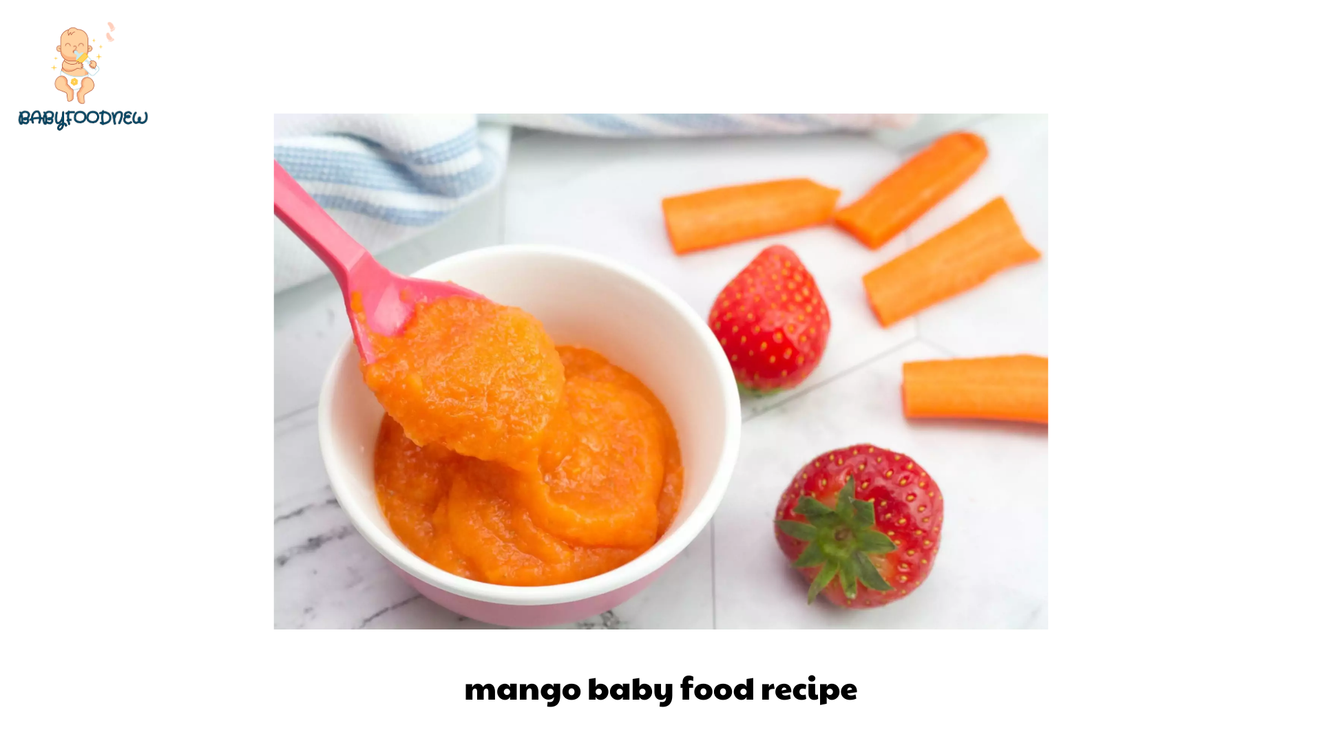 mango baby food recipe